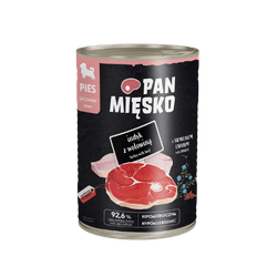 mokra hrana puran z govedino za pasje mladiče