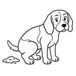 pes ima mehko blato beagle
